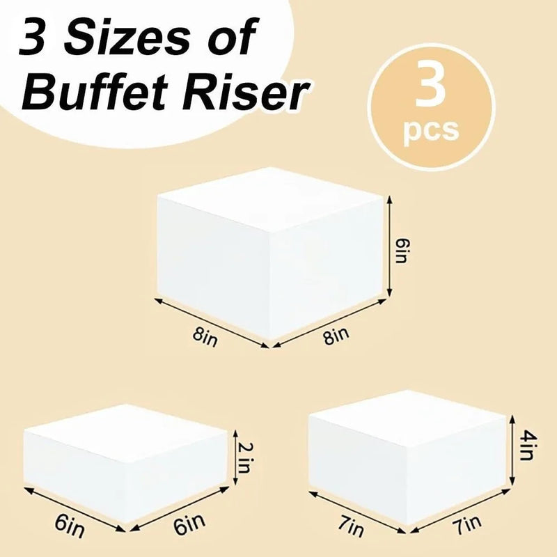 Présentoir Buffet Cube Acrylique Dessert