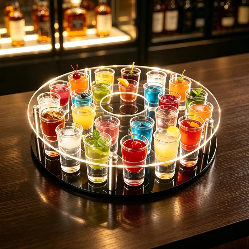 Support Shooters Rond Acrylique