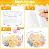 Présentoir Gâteau Acrylique Rond Socle Transparent – mise en situation buffet de mariage