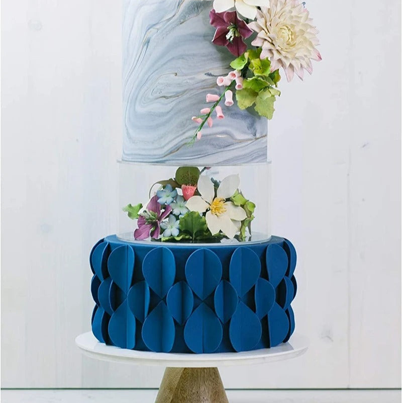 Présentoir gâteau acrylique – décoration table réception élégante