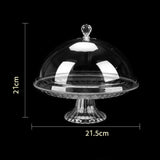 Présentoir gâteau cloche – composition événementielle haut de gamme