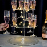Présentoir flute champagne – composition événementielle haut de gamme