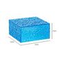 Présentoir buffet bleu effet glaçon