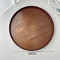 Plateau en bois rond