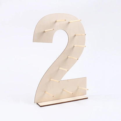 Présentoir donuts chiffre