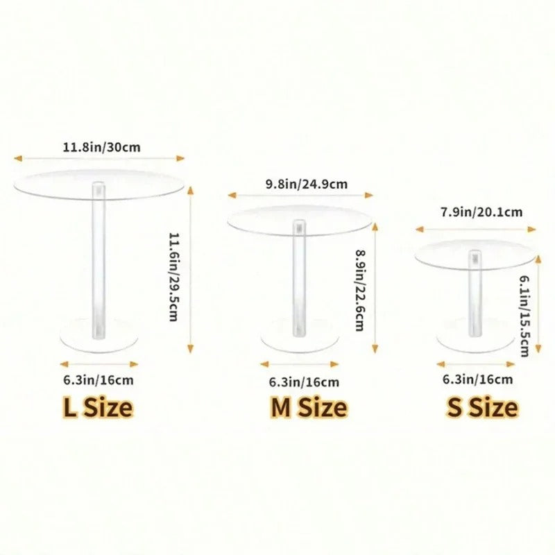 Présentoir Plexiglas sur pied – ambiance mariage romantique et raffinée