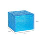Présentoir buffet bleu effet glaçon