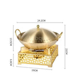 Chauffe plat cuivre 24 cm – accessoire buffet traiteur événement