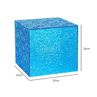 Présentoir buffet bleu effet glaçon