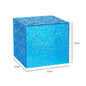 Présentoir buffet bleu effet glaçon