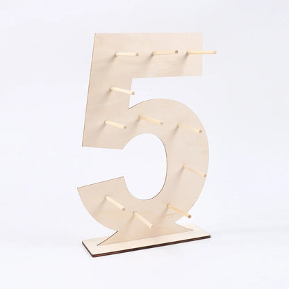 Présentoir donuts chiffre