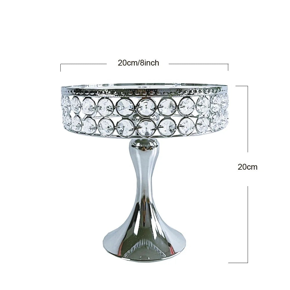 Présentoir buffet mariage argenté