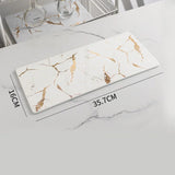 Plateau en marbre blanc 35cm – art de la table réception raffinée