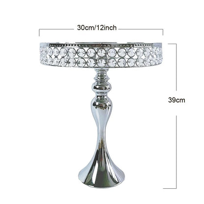 Présentoir buffet mariage argenté