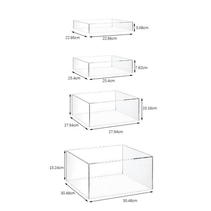 Présentoir buffet transparent