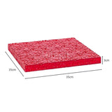 Presentoir buffet rouge effet glaçon – scénographie buffet et art culinaire