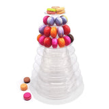 Présentoir macaron mariage rond – déco table bar à bonbons mariage
