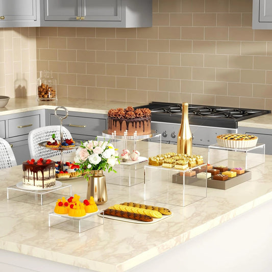 Présentoir buffet transparent