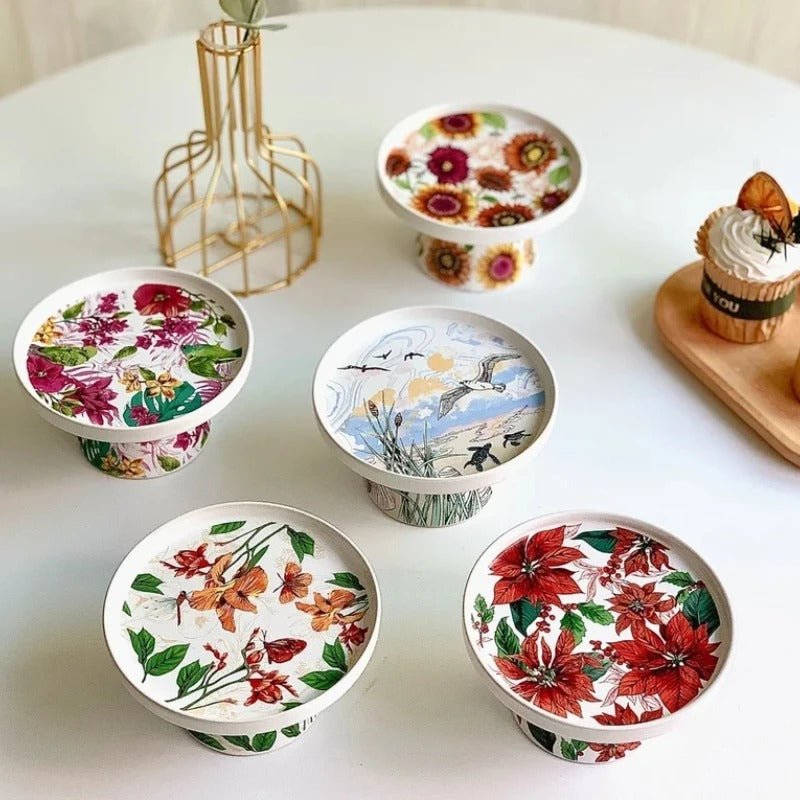 Présentoir cupcake fleuri