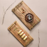 Plateaux apéritif en bois 30cm – présentation bar à bonbons et table sucrée