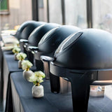 Chauffe plat noir 6L – présentation buffet anniversaire et baptême