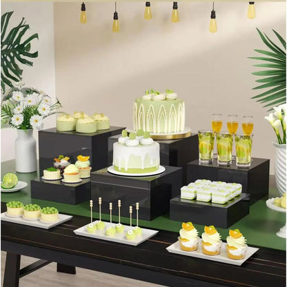 Présentoir buffet cube noir