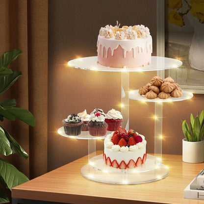 Présentoir gâteau lumineux