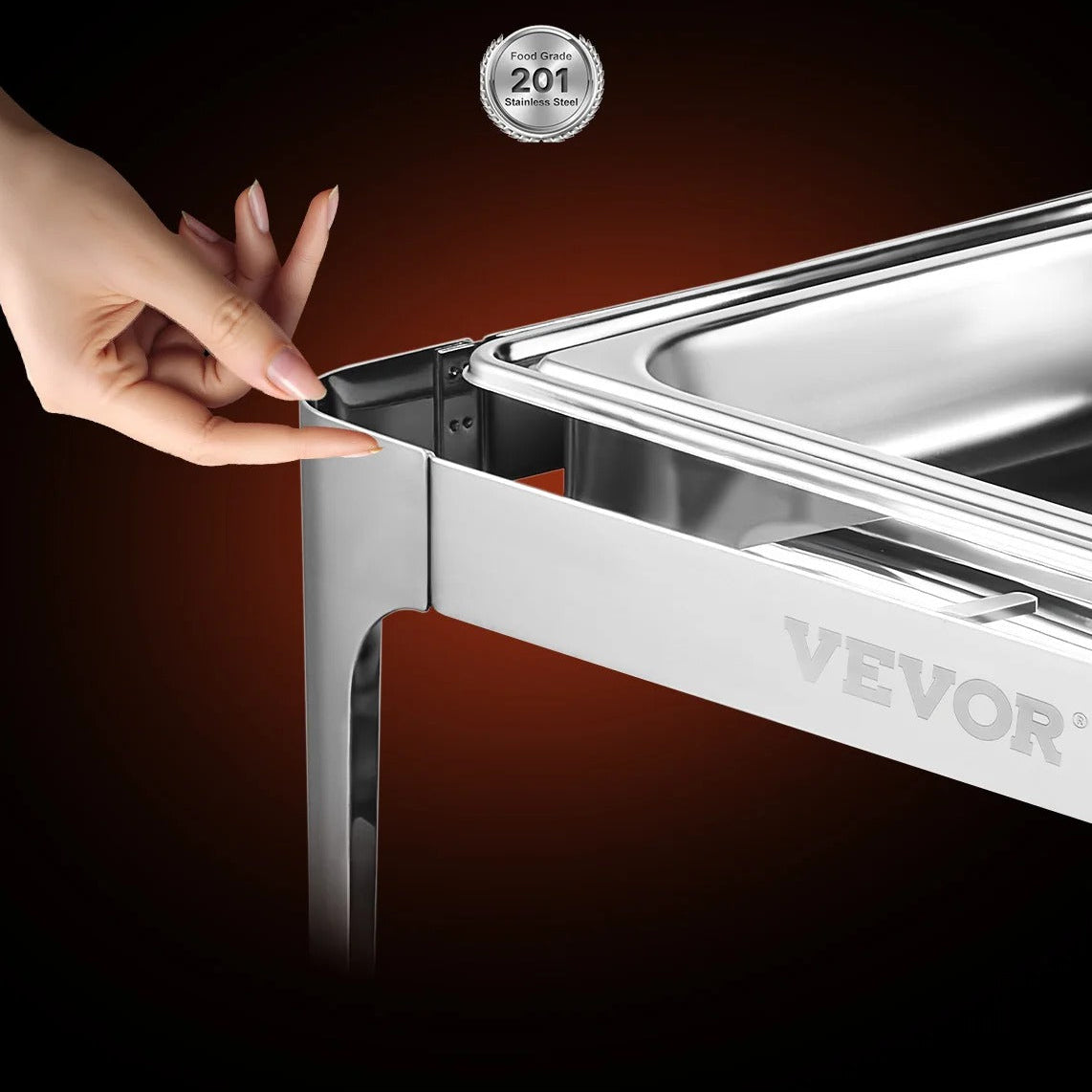 Chauffe plat argent mariage