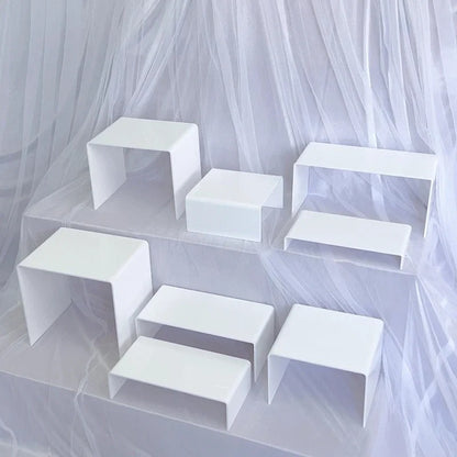 Présentoir acrylique blanc