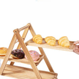Présentoir buffet traiteur bois – mise en situation buffet de mariage