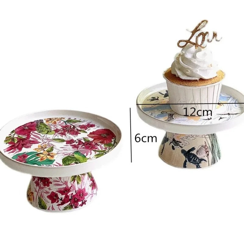 Présentoir cupcake fleuri