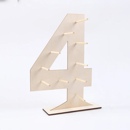 Présentoir donuts chiffre