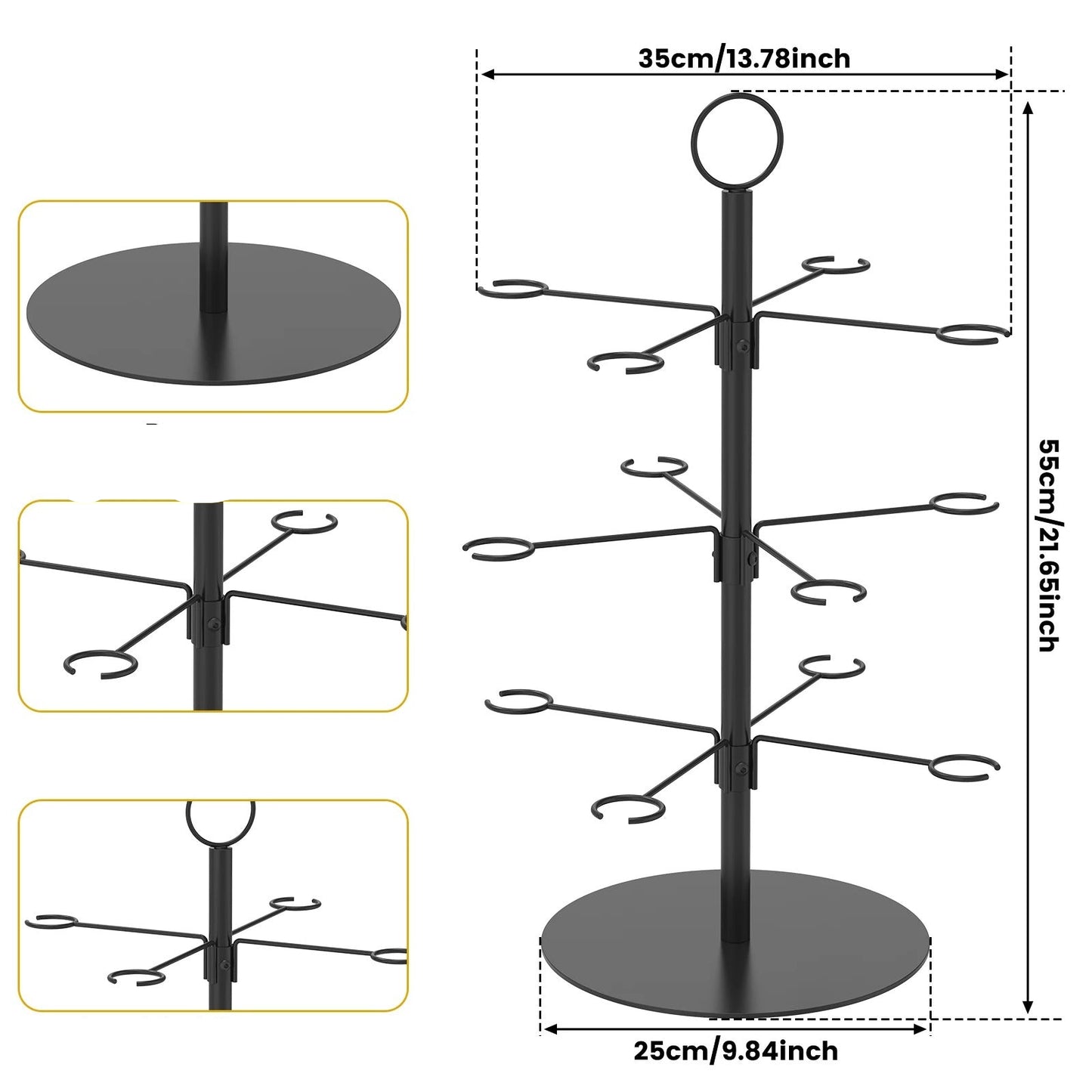 Présentoir verre à champagne