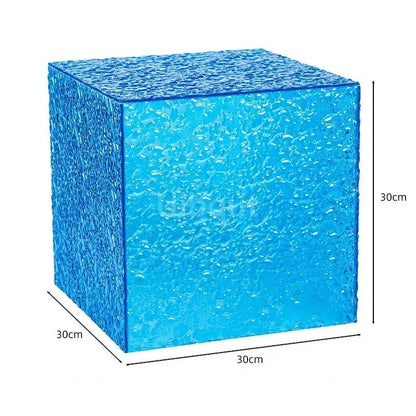 Présentoir buffet bleu effet glaçon