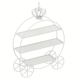 Présentoir cupcake carrosse blanc – détail design produit qualité supérieure