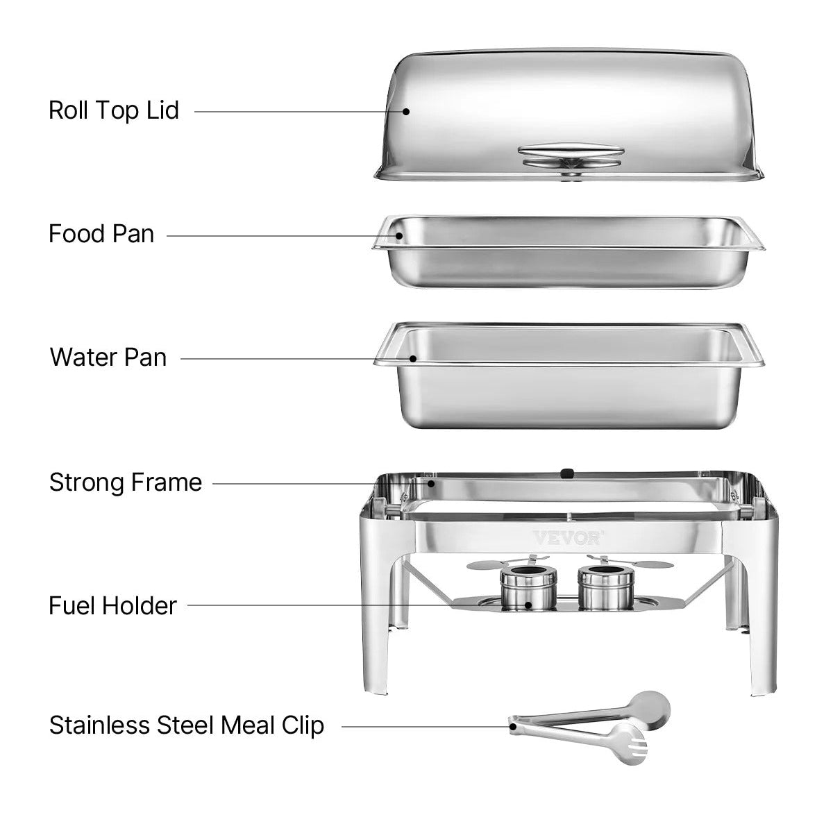 Chauffe plat argent mariage