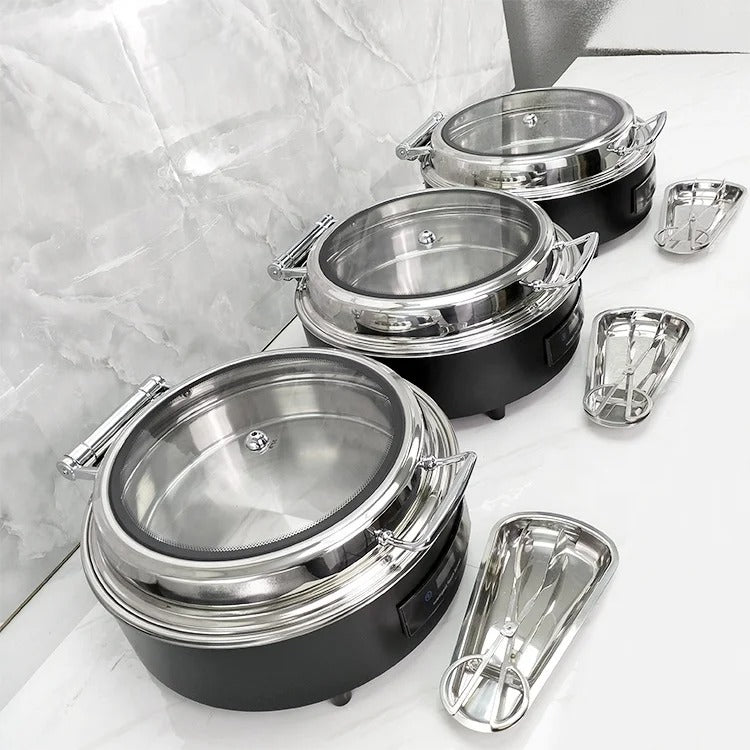 Chauffe plat électrique – ensemble buffet événement chic et moderne