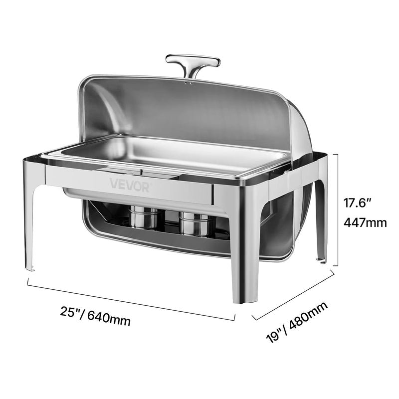 Chauffe plat argent mariage – présentation buffet anniversaire et baptême
