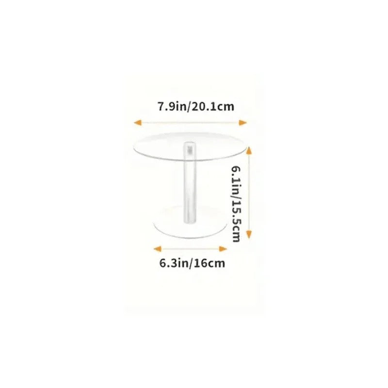Présentoir Plexiglas sur pied – mise en scène buffet sucré salé