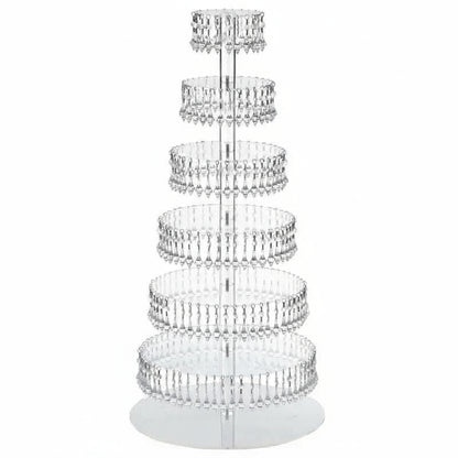 Présentoir cupcake mariage cristal