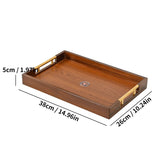 Plateau bois – art de la table réception raffinée