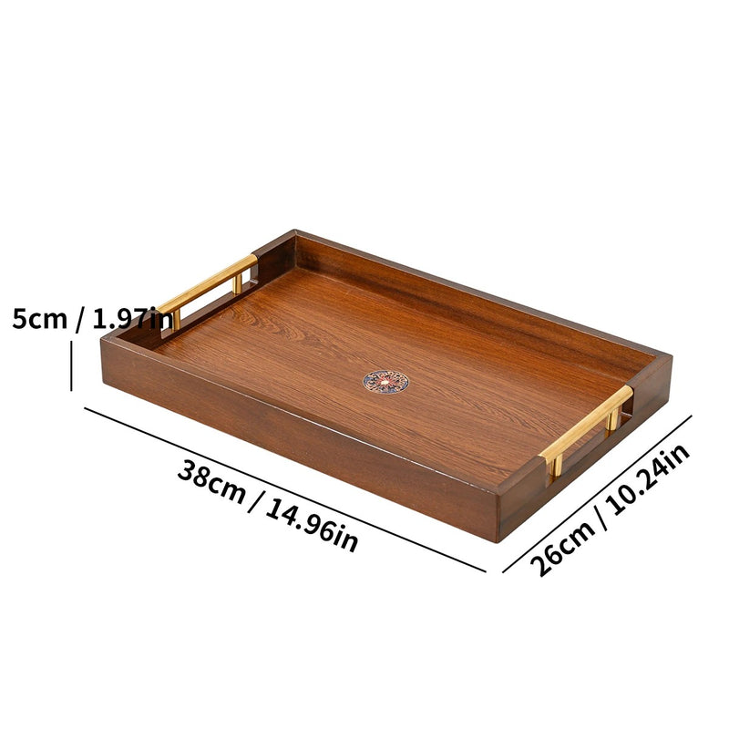 Plateau bois – art de la table réception raffinée