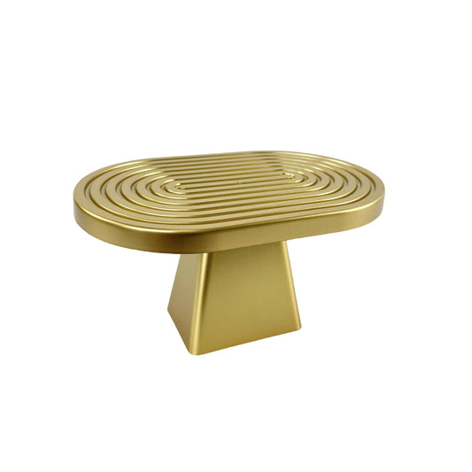 Présentoir à Gâteau Design Doré