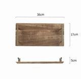 Plateaux apéritif en bois 36cm – scénographie buffet et art culinaire