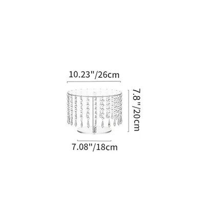 Presentoir gâteaux acrylique cristal