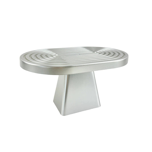 Présentoir à Gâteau Design Argenté