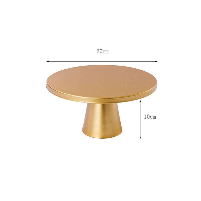 Présentoir gâteau rond (modèle 2) – vue détaillée matière et finition