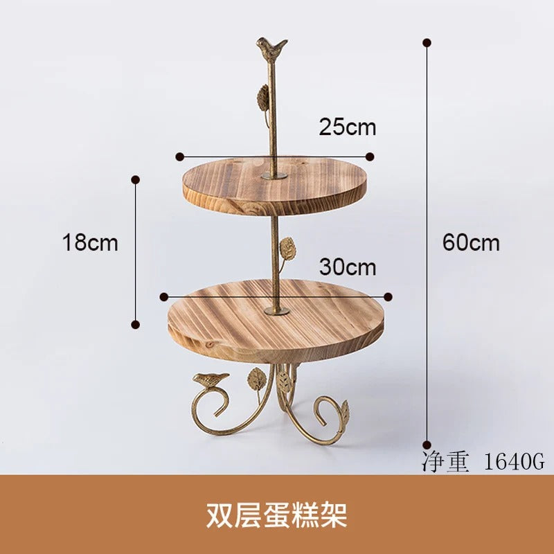 Présentoir buffet champêtre – déco mariage et fête d'anniversaire