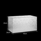 Présentoir buffet transparent effet glaçon – présentoir boutique pâtisserie vitrine