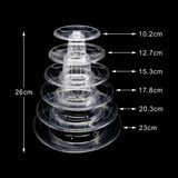 Présentoir macaron pyramide – accessoire buffet de réception luxueux